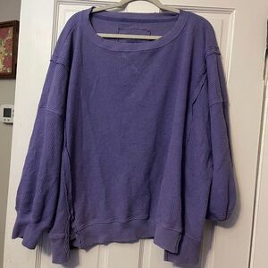 American Eagle Outfitters Purple Sweatshirt
